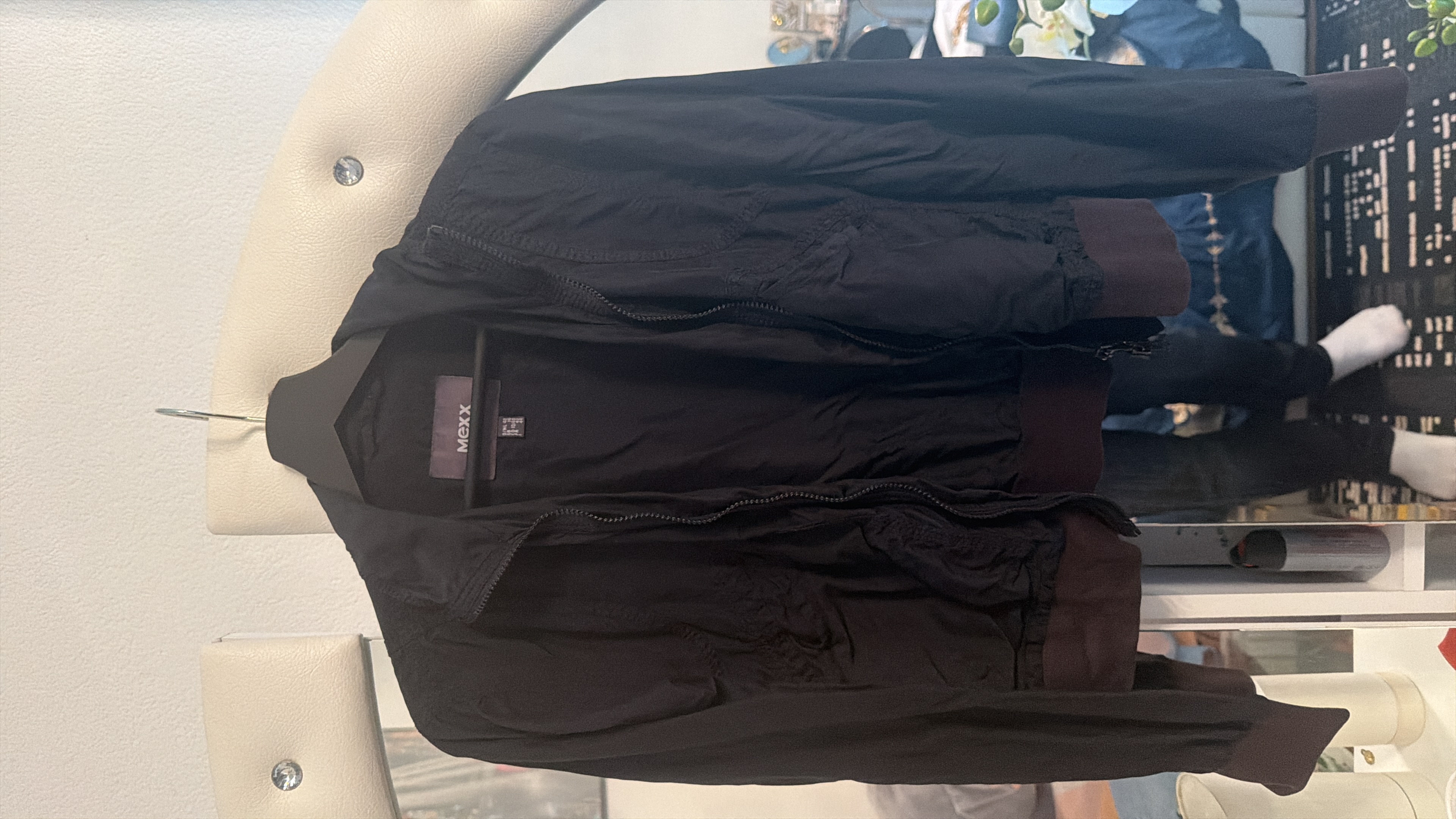 Mexx Damen Bomberjacke Schwarz Gr. 40